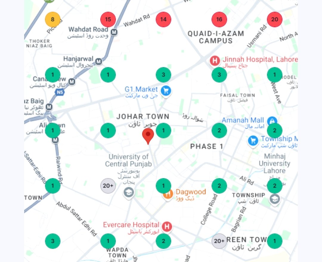 improved rankings on google map for the dentist listing after seo work done