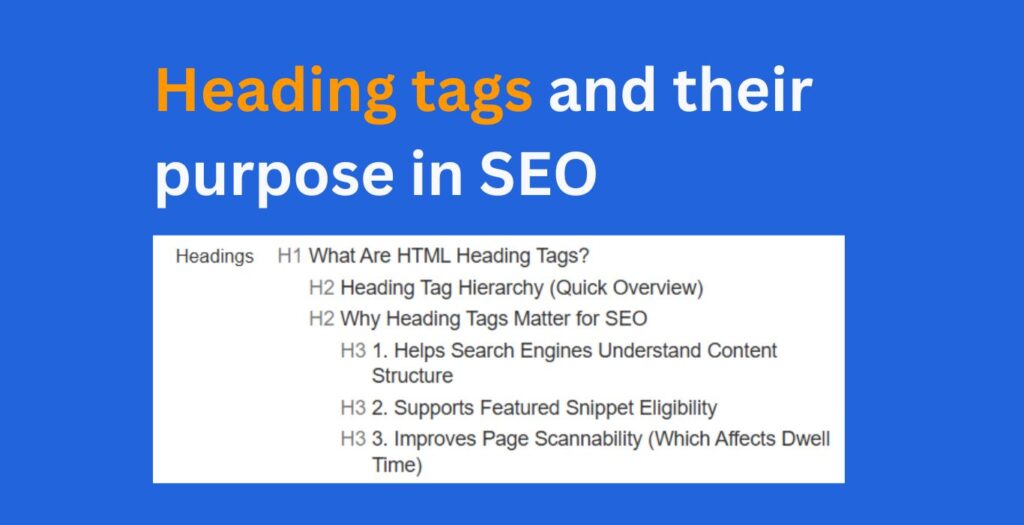 heading tags and their purpose in seo